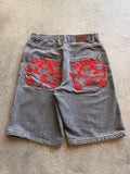 Coogi Y2K grey jorts Sz 35