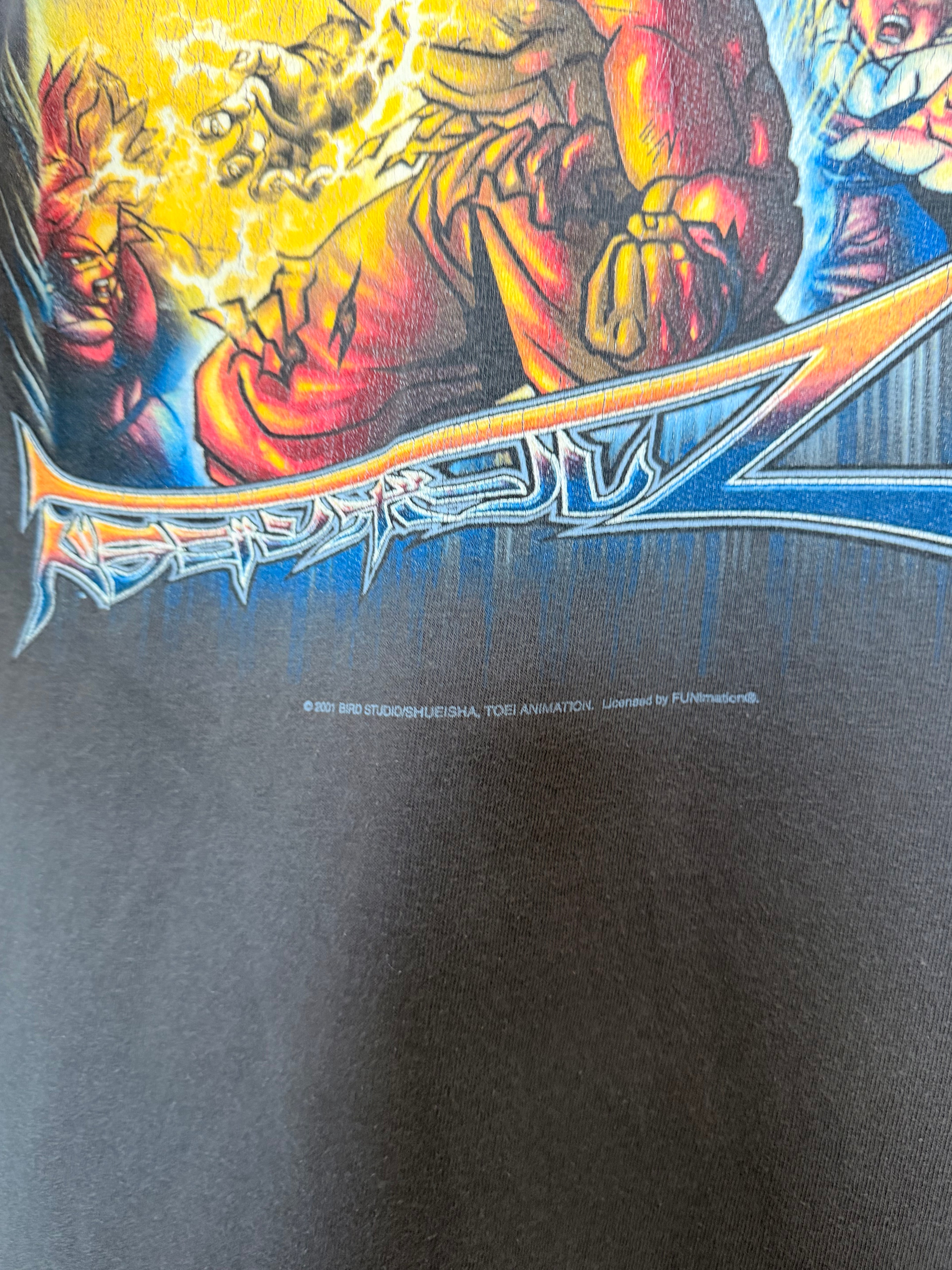 2001 Dragon Ball Z Cell Saga Goku tee - L