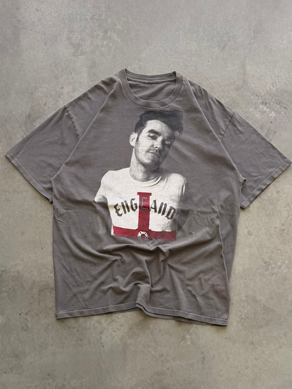 Morrissey grey tour tee - L