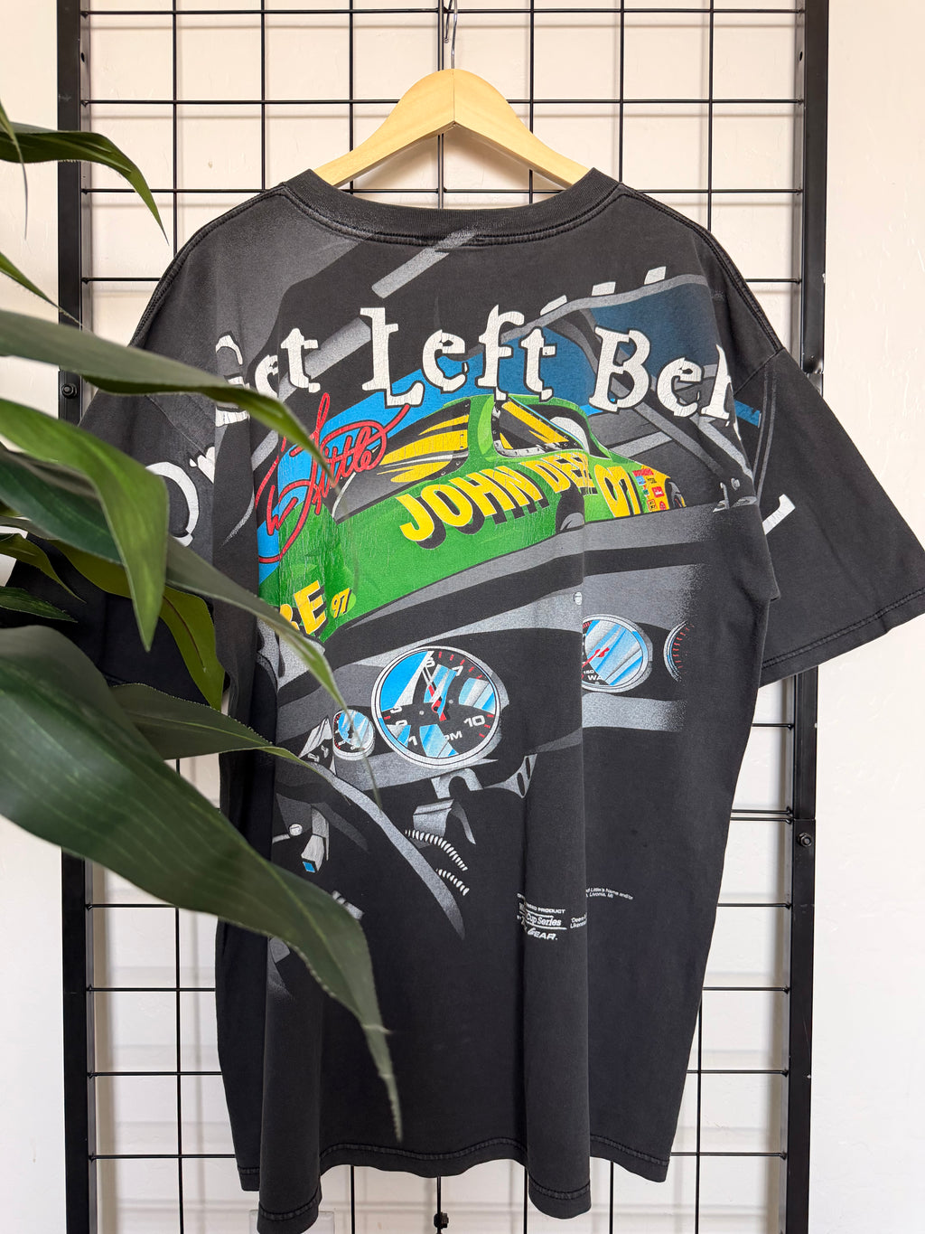 Attack the track faded NASCAR AOP tee - 2XL