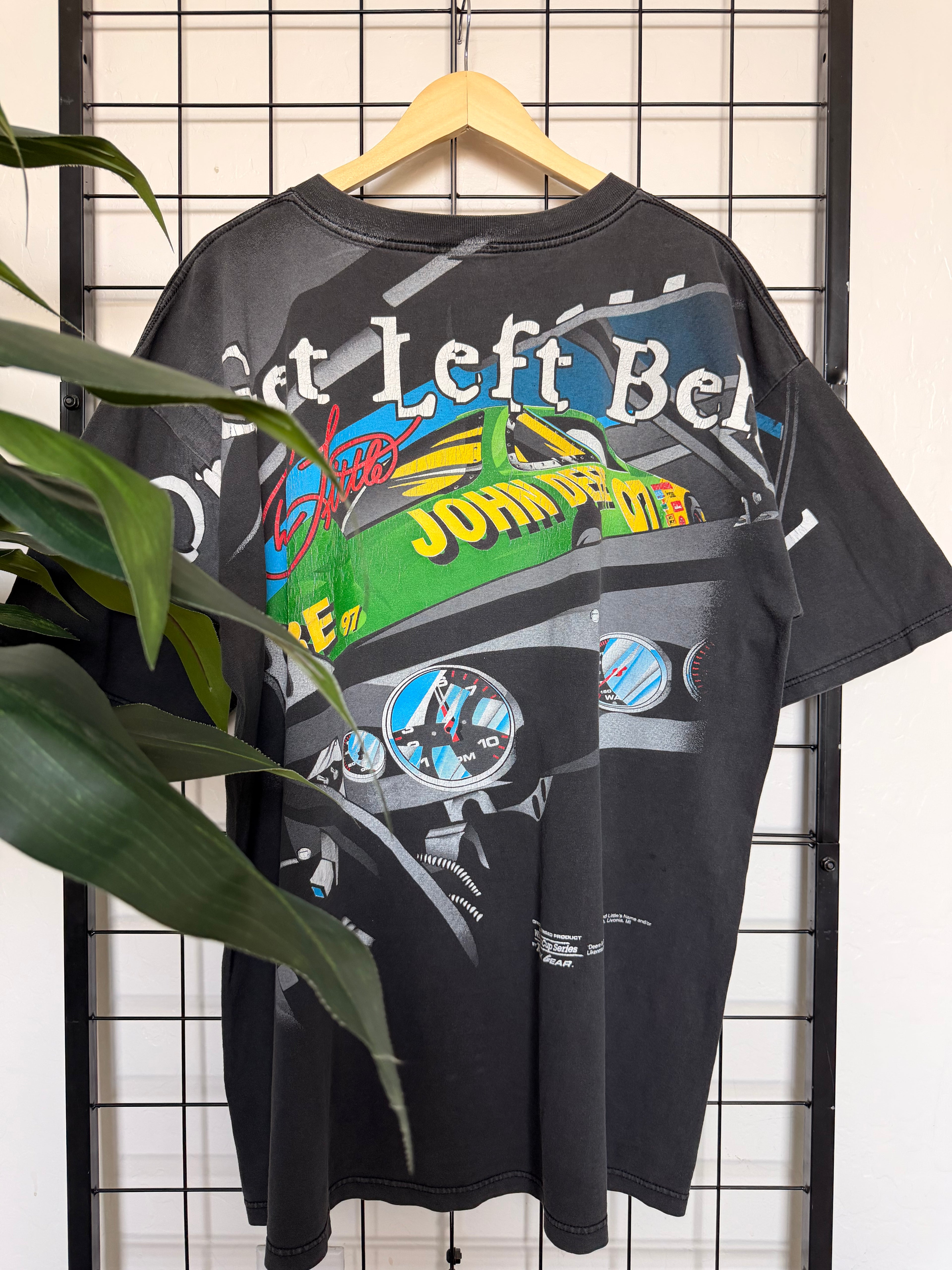 Attack the track faded NASCAR AOP tee - 2XL