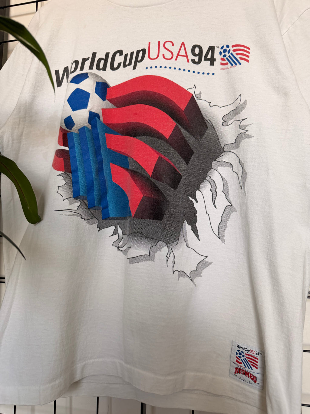 1994 World Cup breakthough Nutmeg tee - L