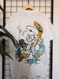 Mighty Ducks Signatures white tee - XL