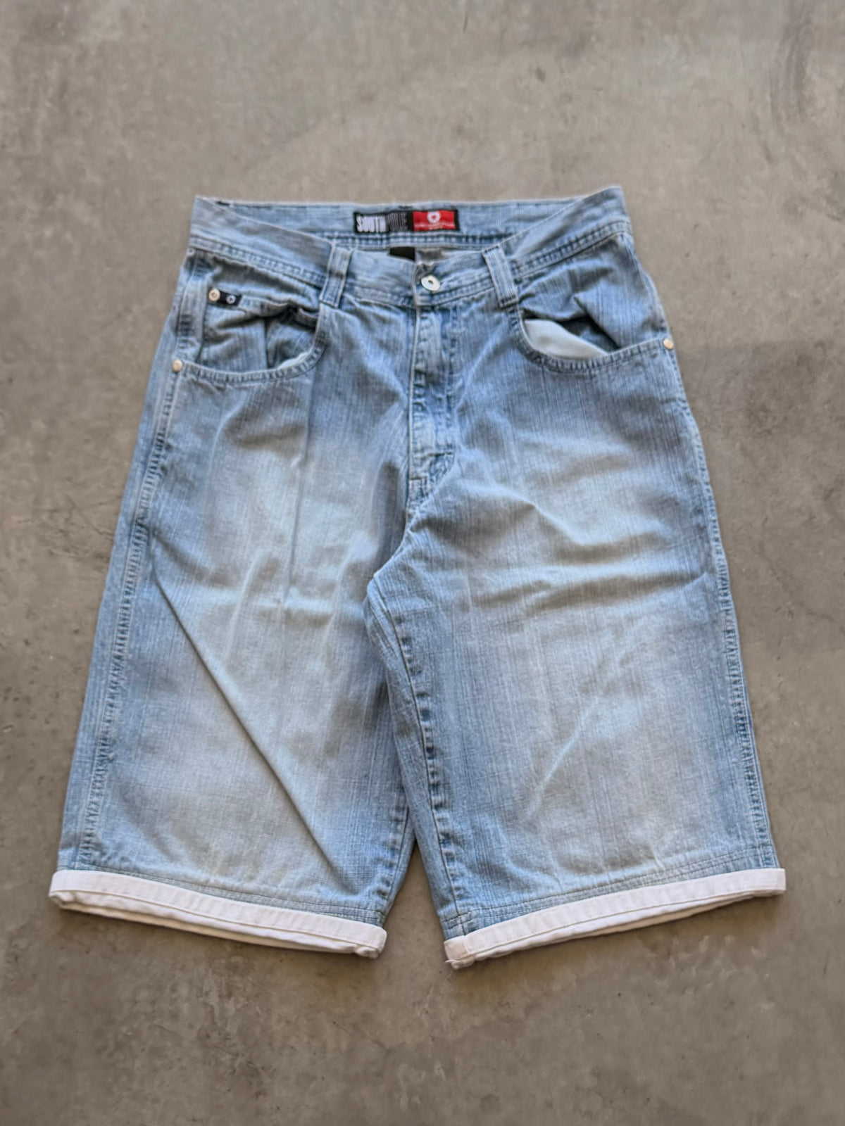 Y2K Southpole acid wash jorts Sz 31