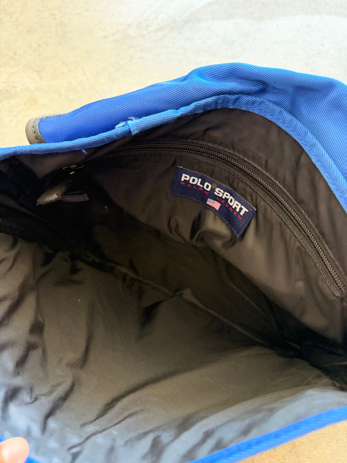 Polo Sport blue messenger bag