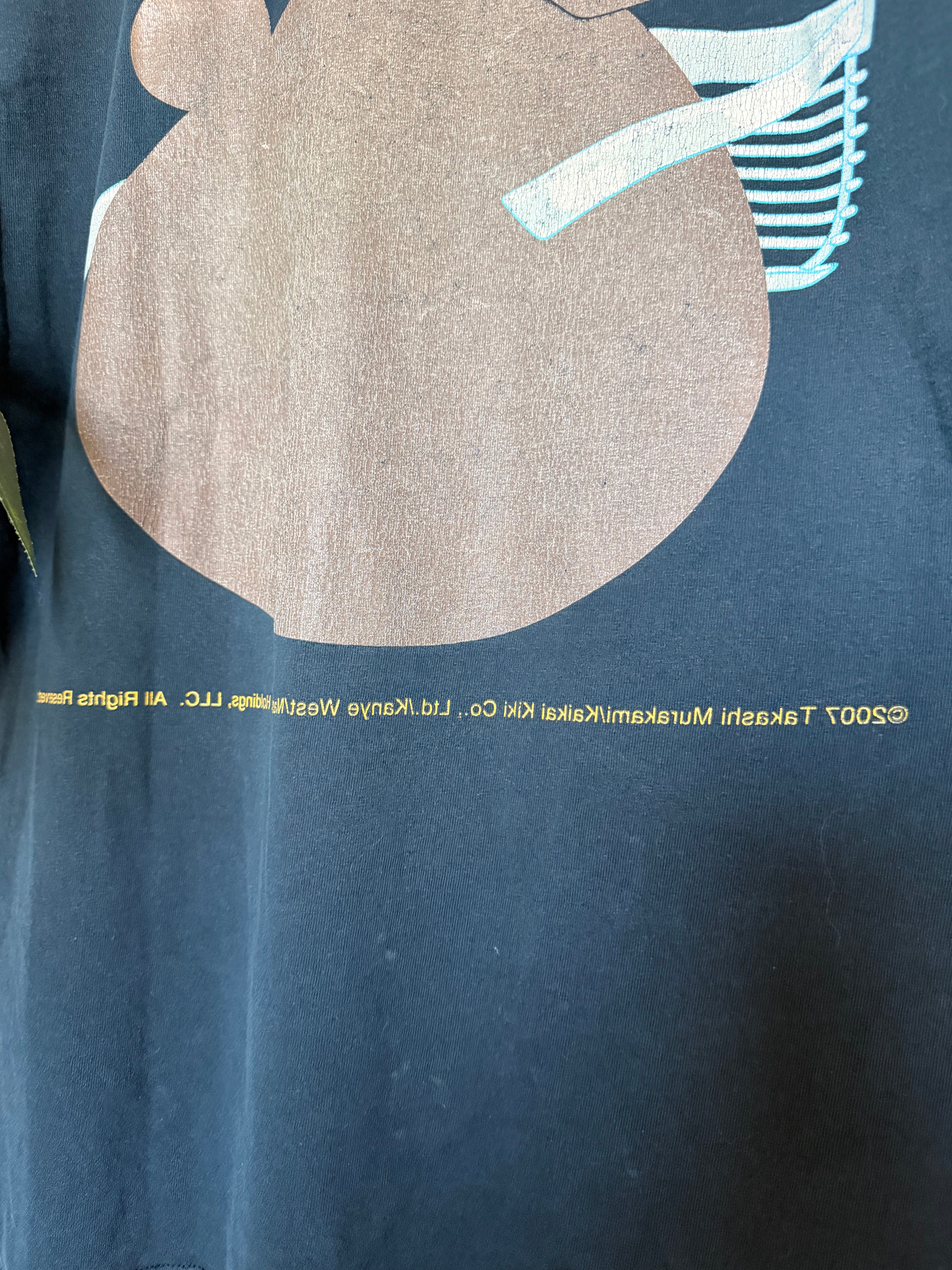 Kanye West glow in the dark 2007 tour tee - L