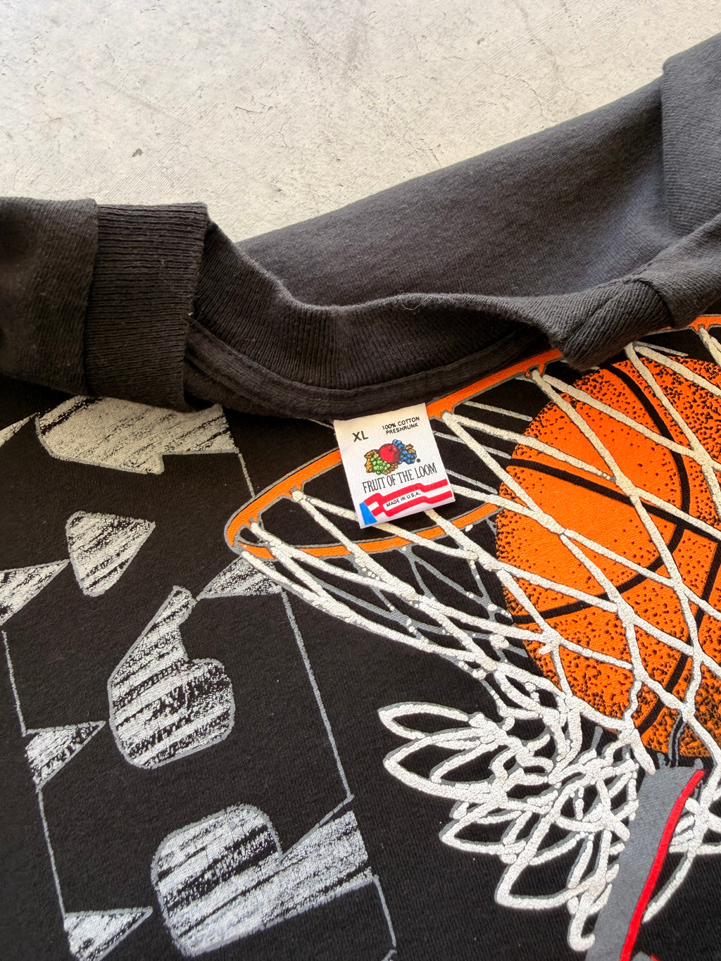 UNLV basketball black tee - XL