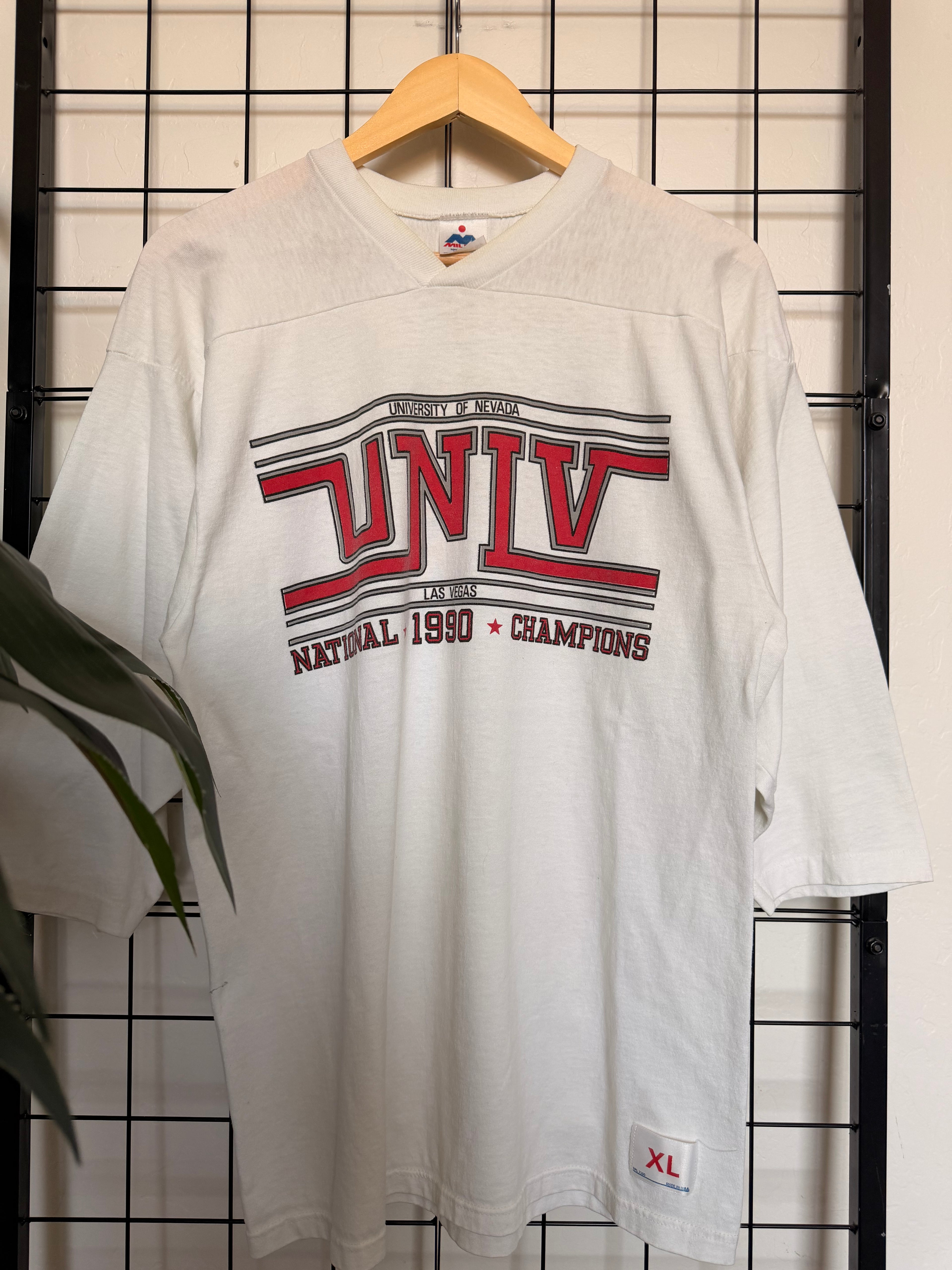 90s UNLV 3/4 sleeve tee - XL
