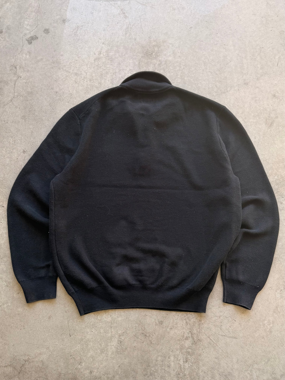 Polo black quarter zip - L