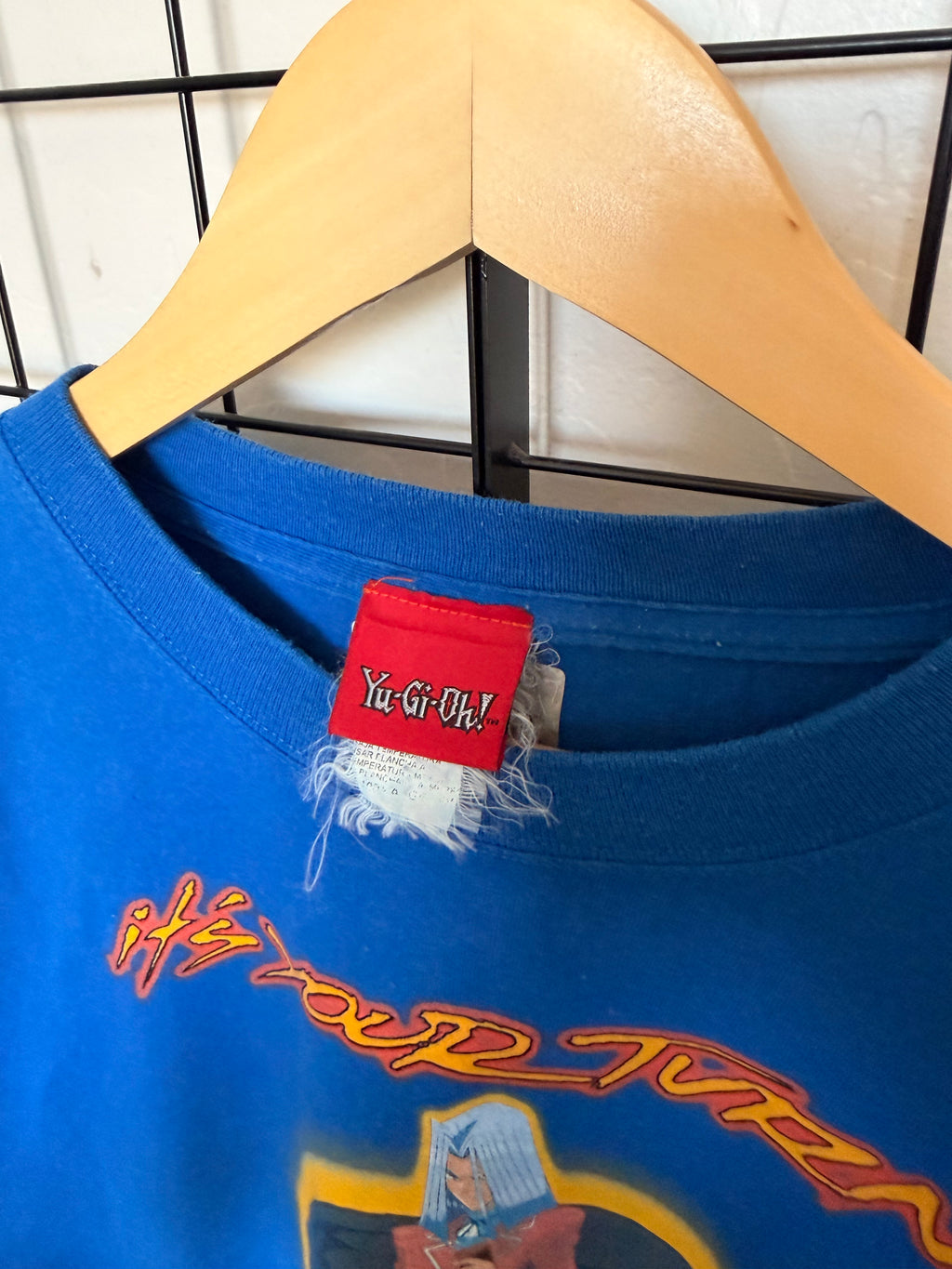 Yu-Gi-Oh! blue long sleeve tee - L