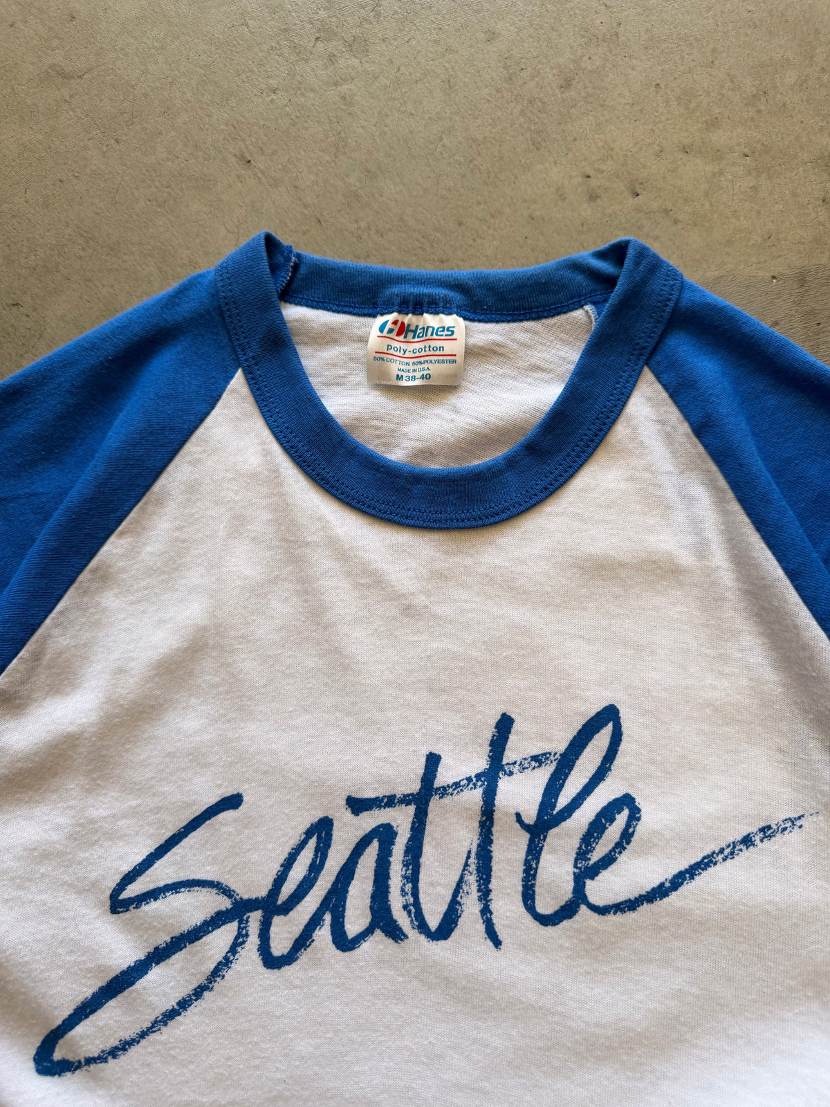 Seattle single stitch tee - M