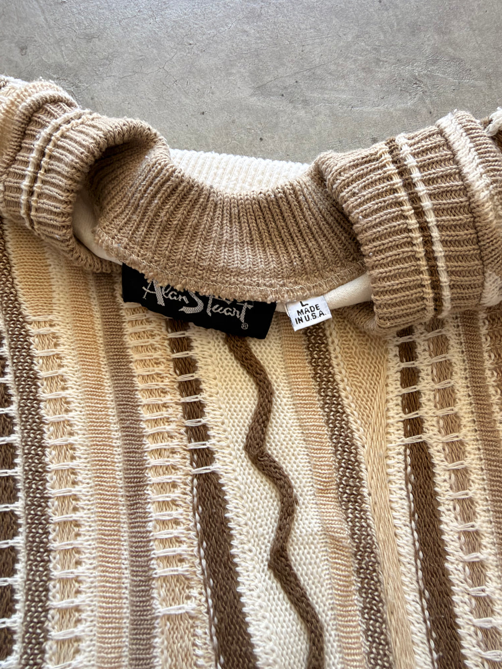 Alan Stuart Coogi style knit - L