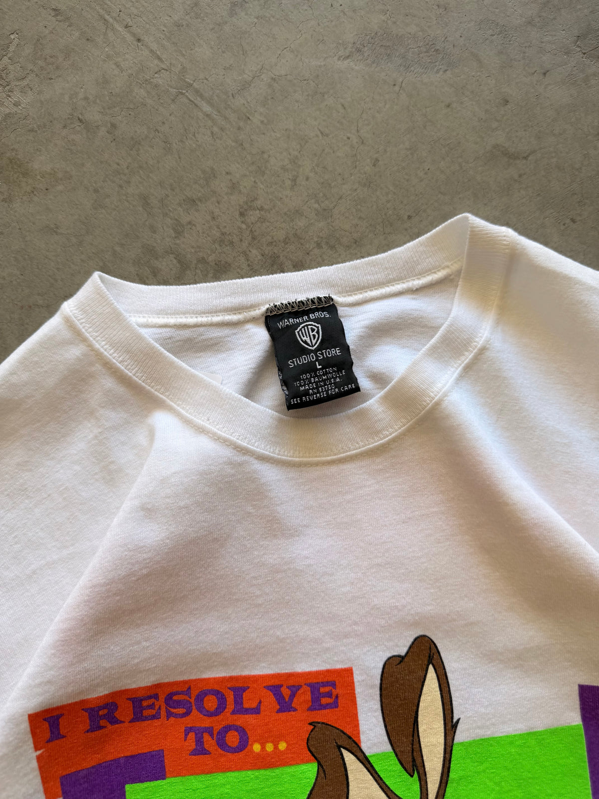 Looney Tunes "get a job" tee - L