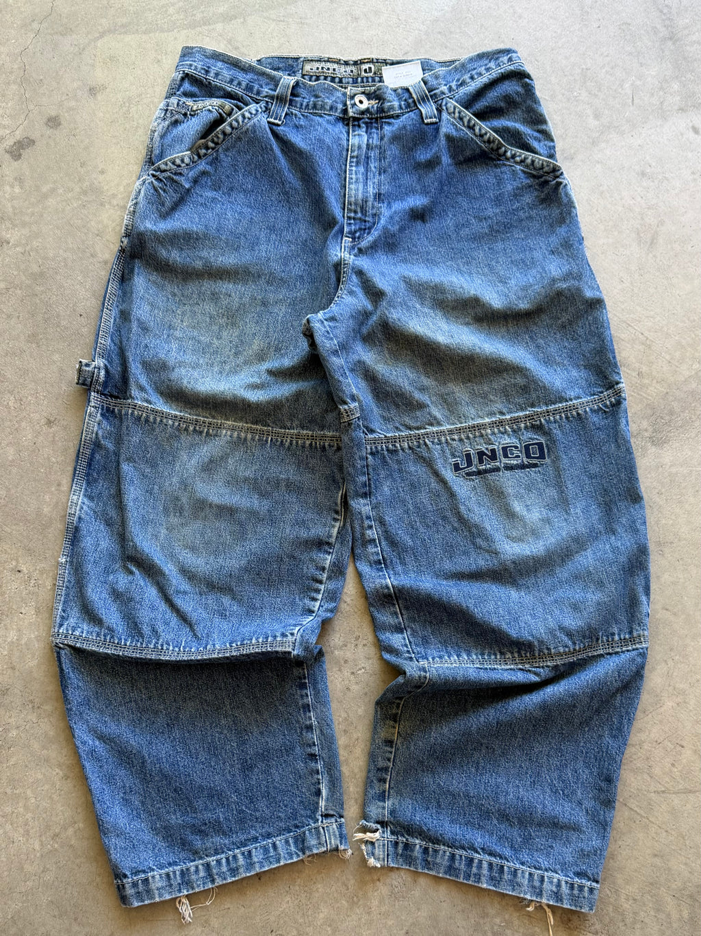 JNCO double knee vintage denim jeans Sz 34