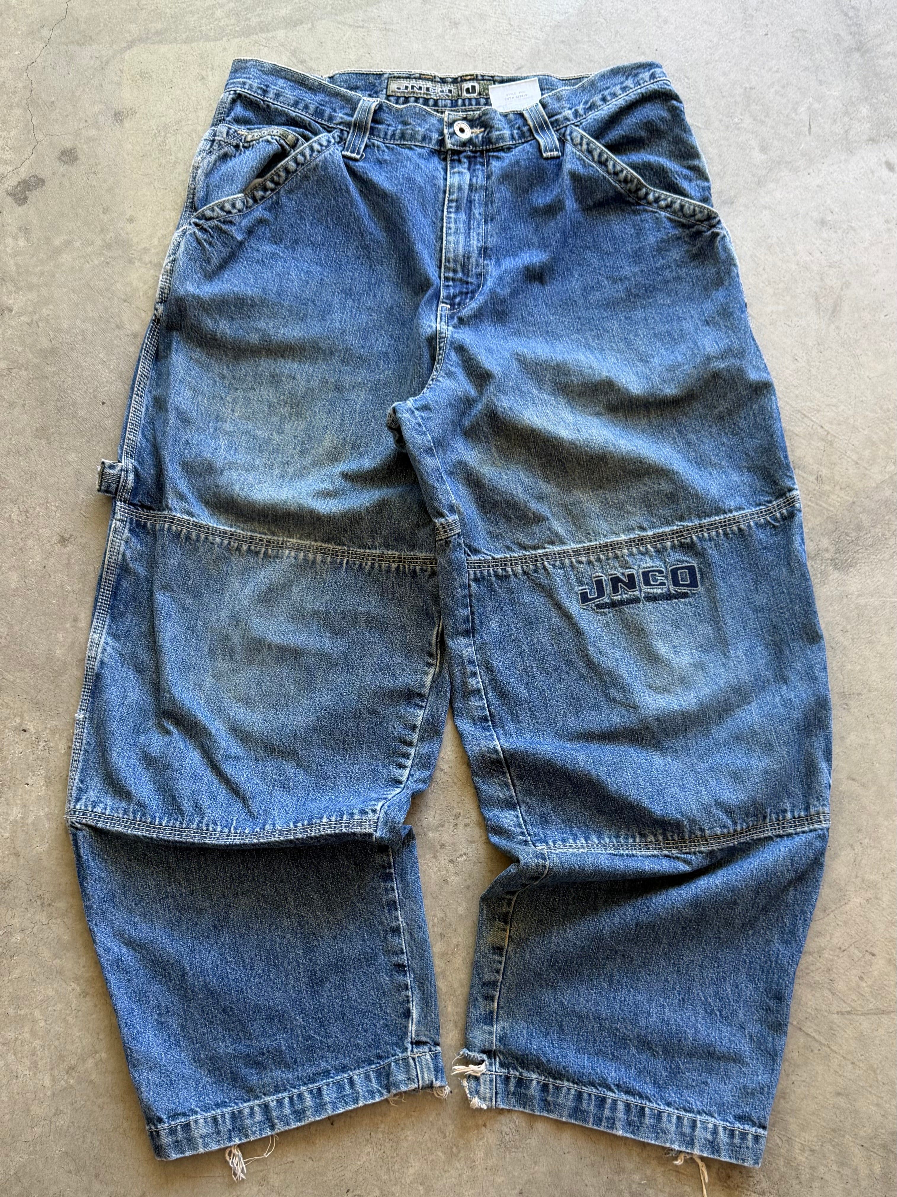 JNCO double knee vintage denim jeans Sz 34