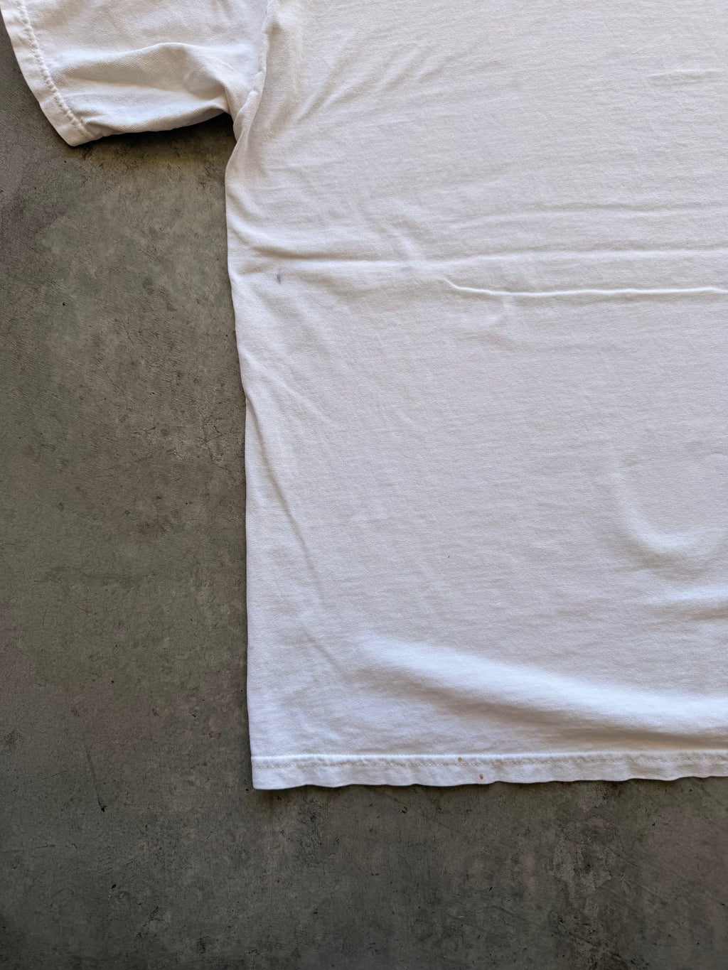 Bulldog bad dog white tee - L