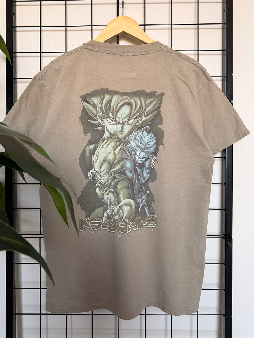 DBZ Goku, Vegeta, Trunks tan tee - L