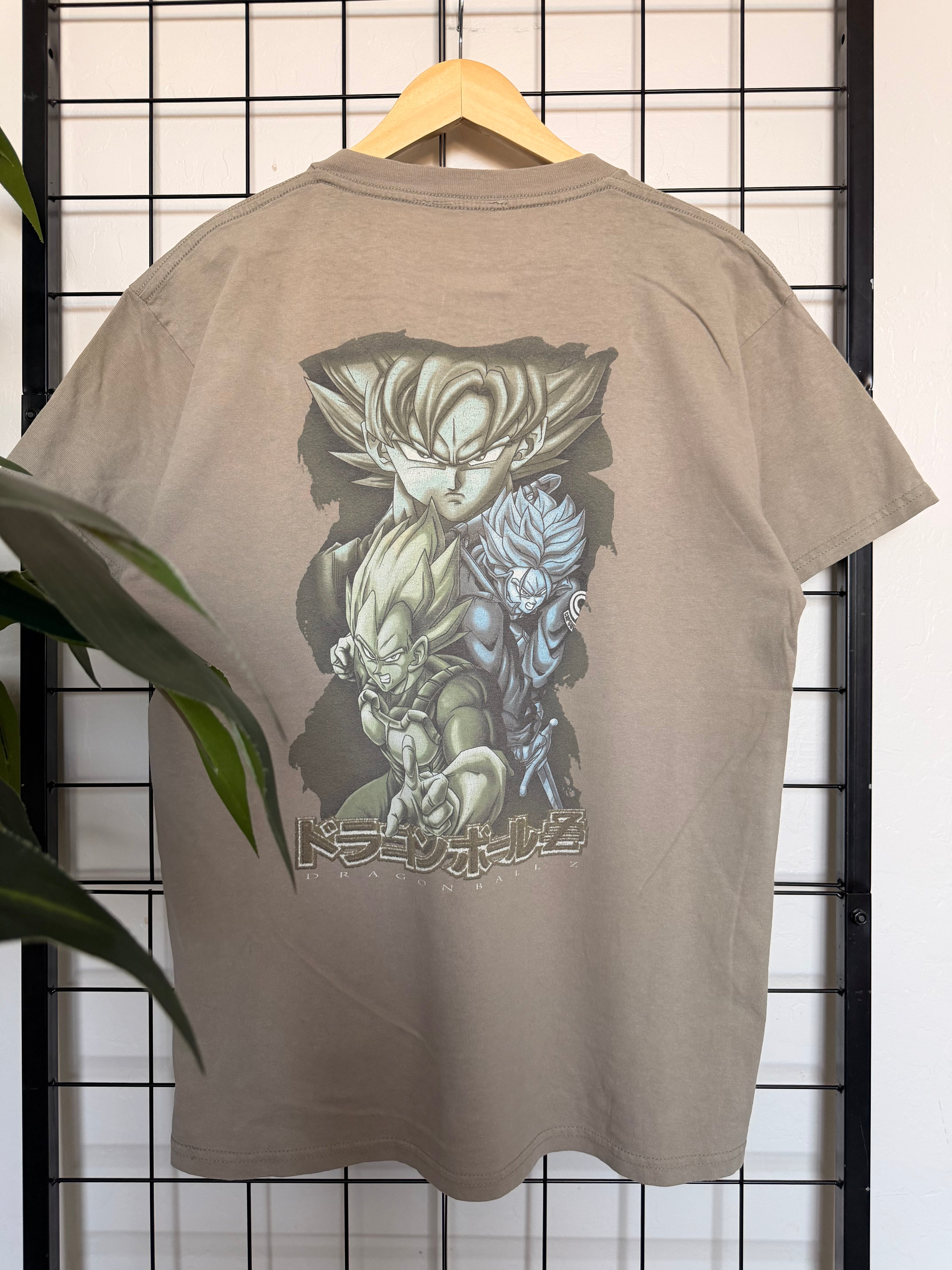 DBZ Goku, Vegeta, Trunks tan tee - L