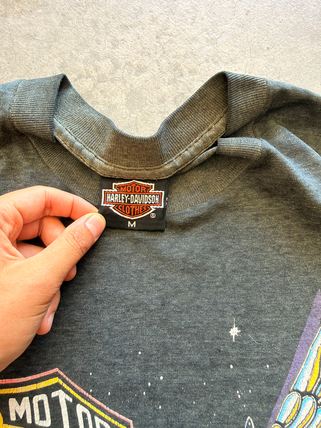 Harley Davidson metal eagle tee - M