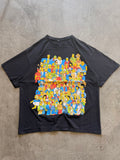 Simpsons whole cast tee - L
