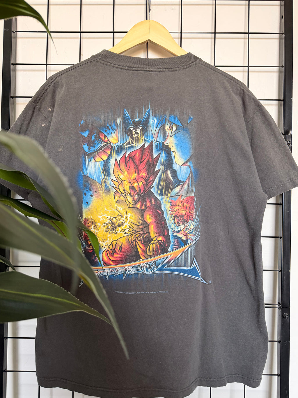 2001 Dragon Ball Z Cell Saga Goku tee - L