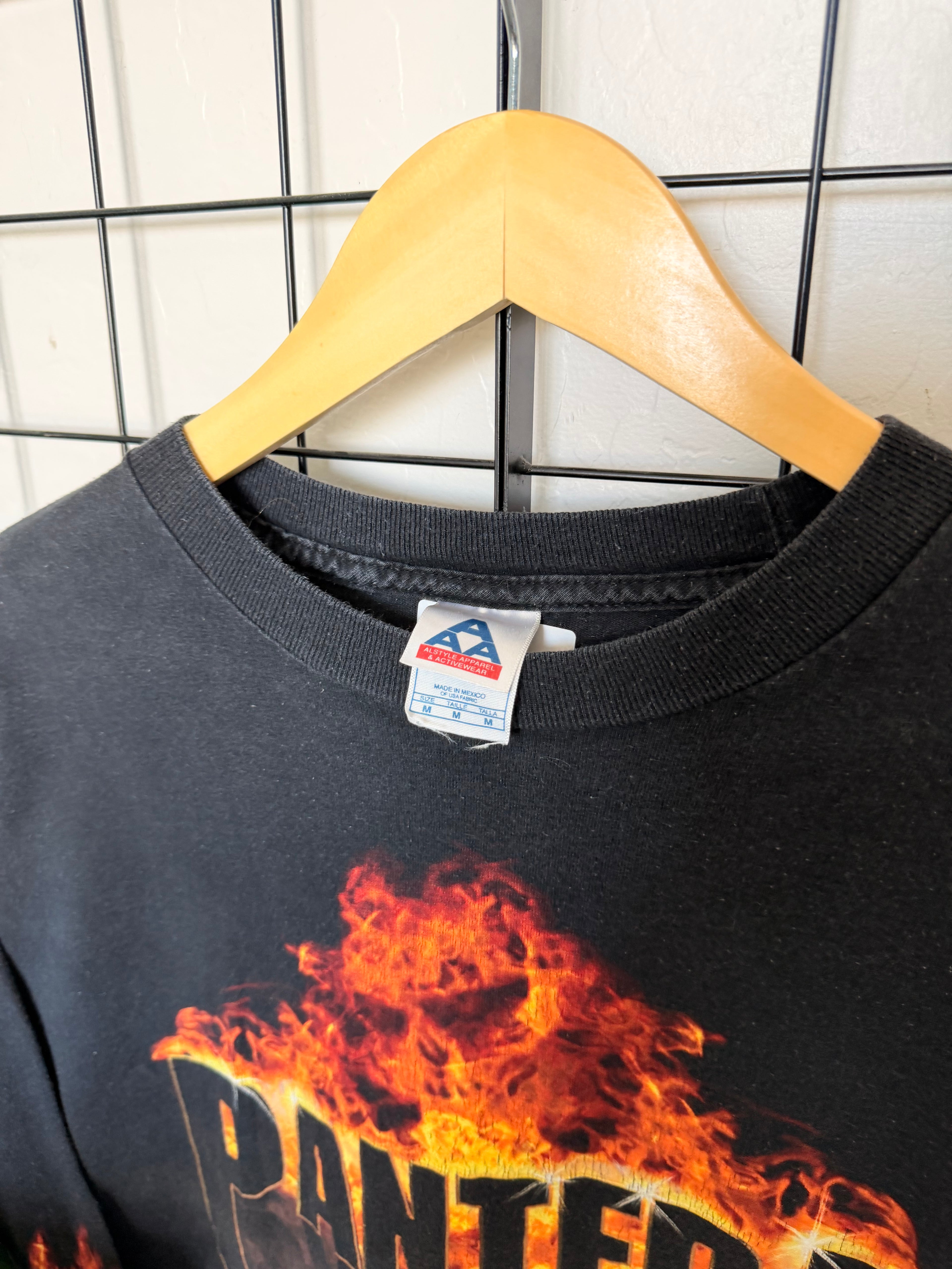 Pantera vintage long sleeve band tee - M