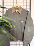 2003 J97 Carhartt Detroit moss green blanket lined jacket - 2XL