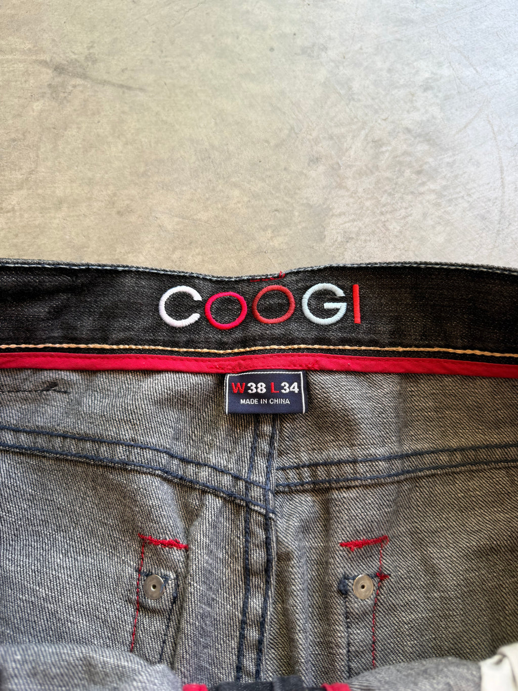 Coogi black jeans Sz 37