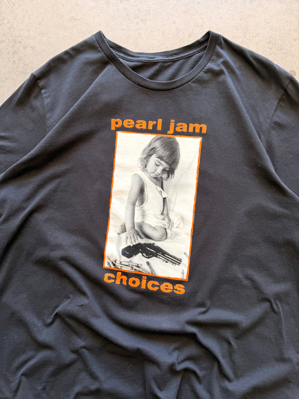 Pearl Jam black modern tee - XL