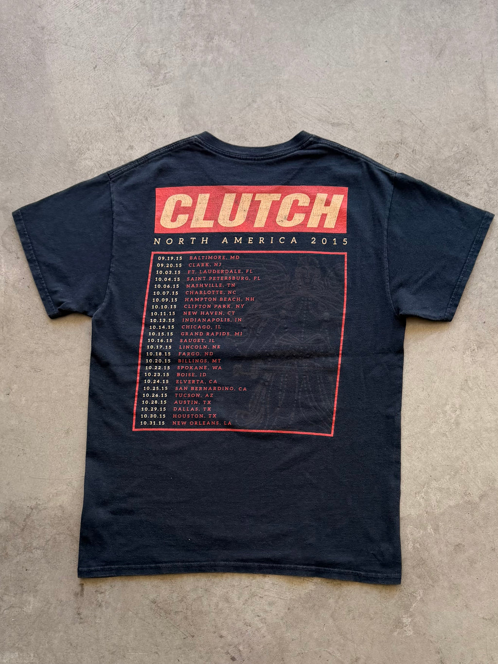 2015 Clutch tour tee - M