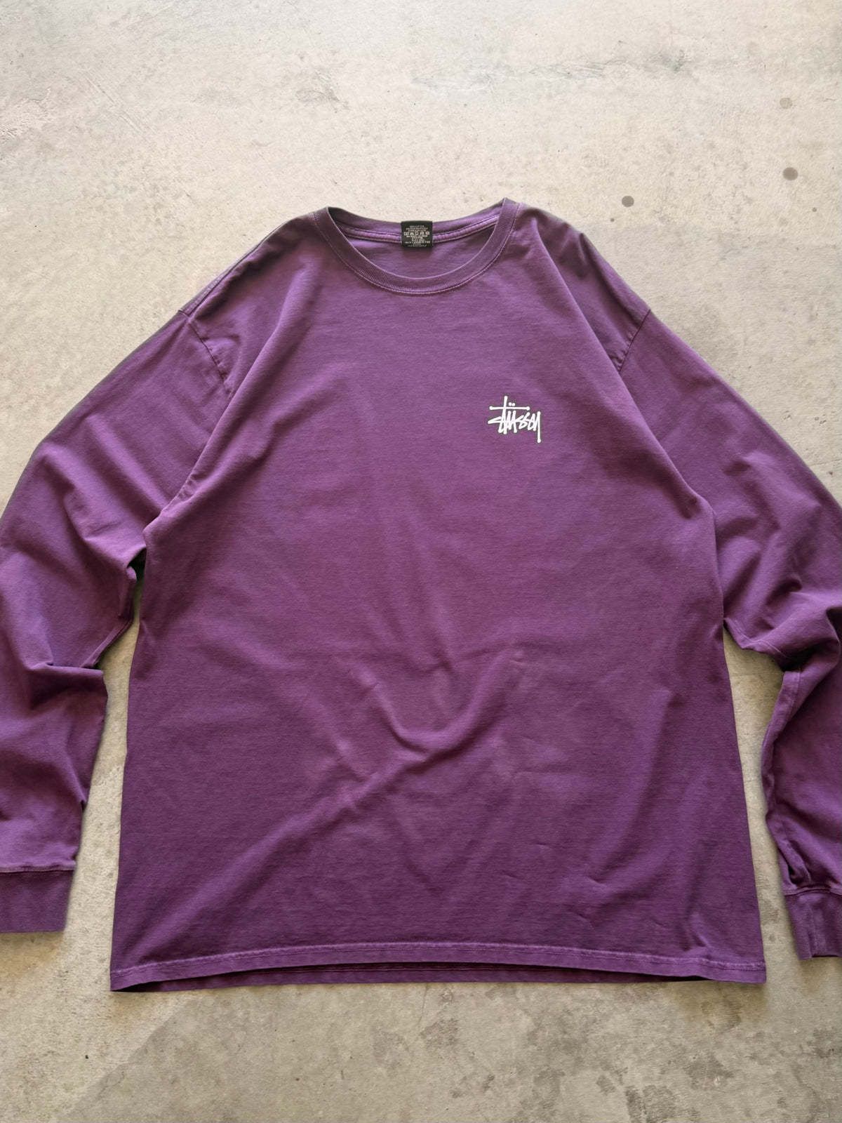 Stussy basic logo long sleeve - XL