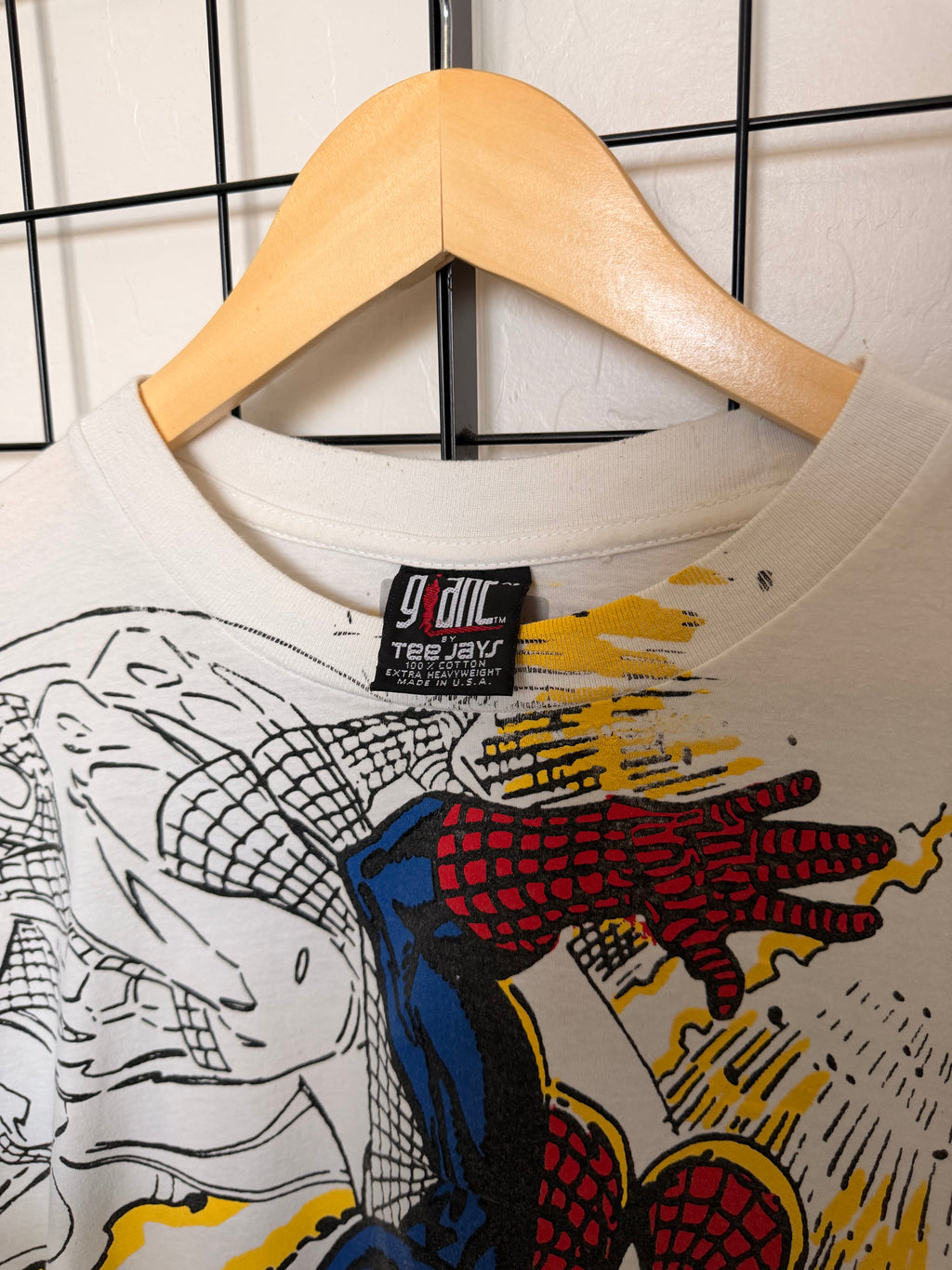 Spidey senses giant AOP reprint tee - L