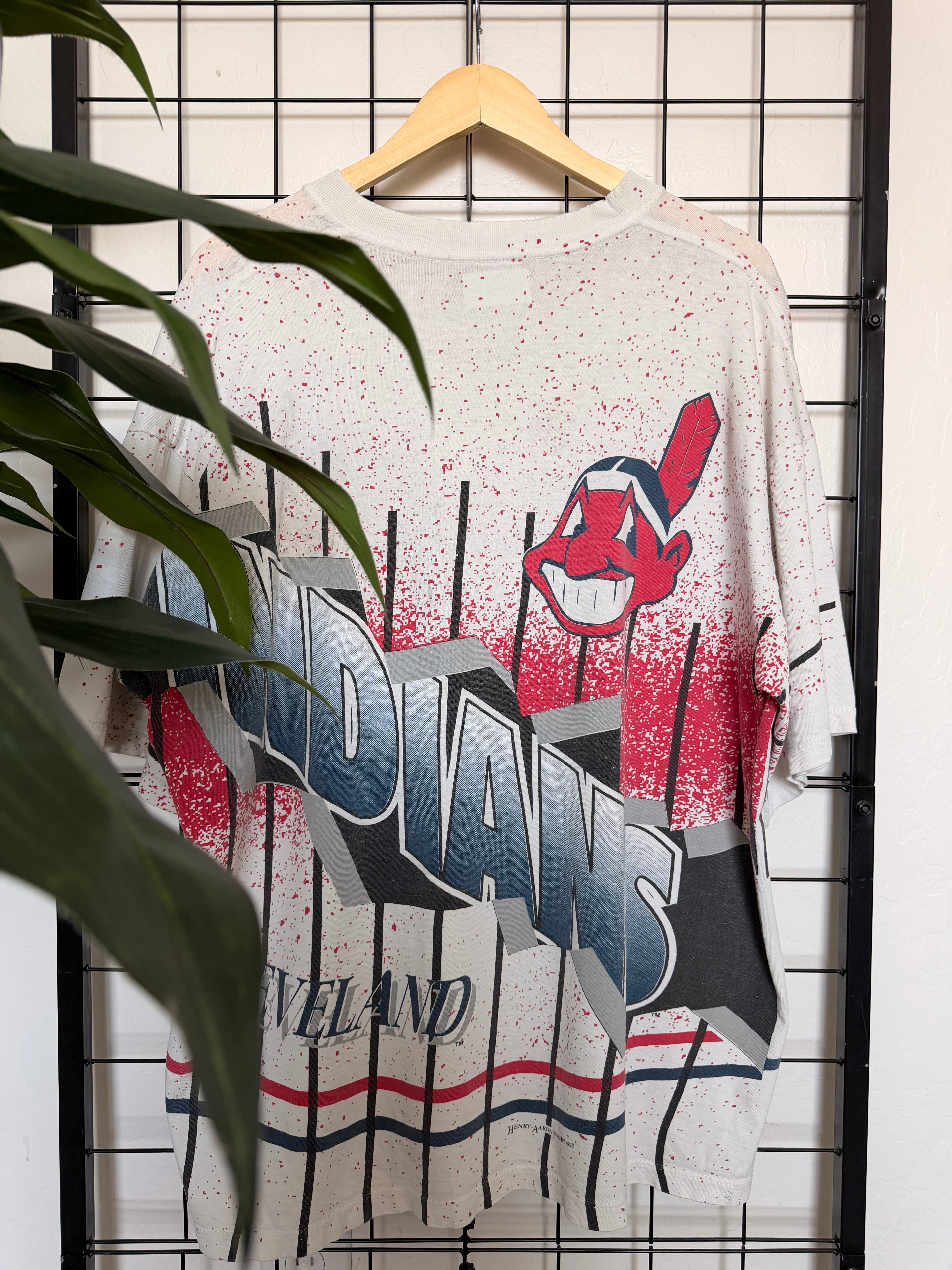 1995 Cleveland Indians AOP Tee - XL