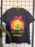 2002 Betty Boop Hawaii black tee - M
