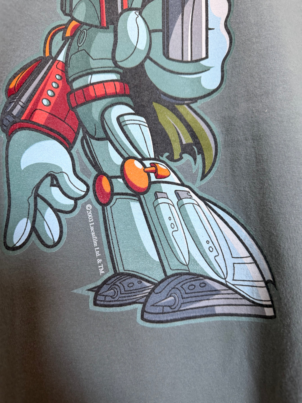 2003 Disney Storm Trooper green tee - XL