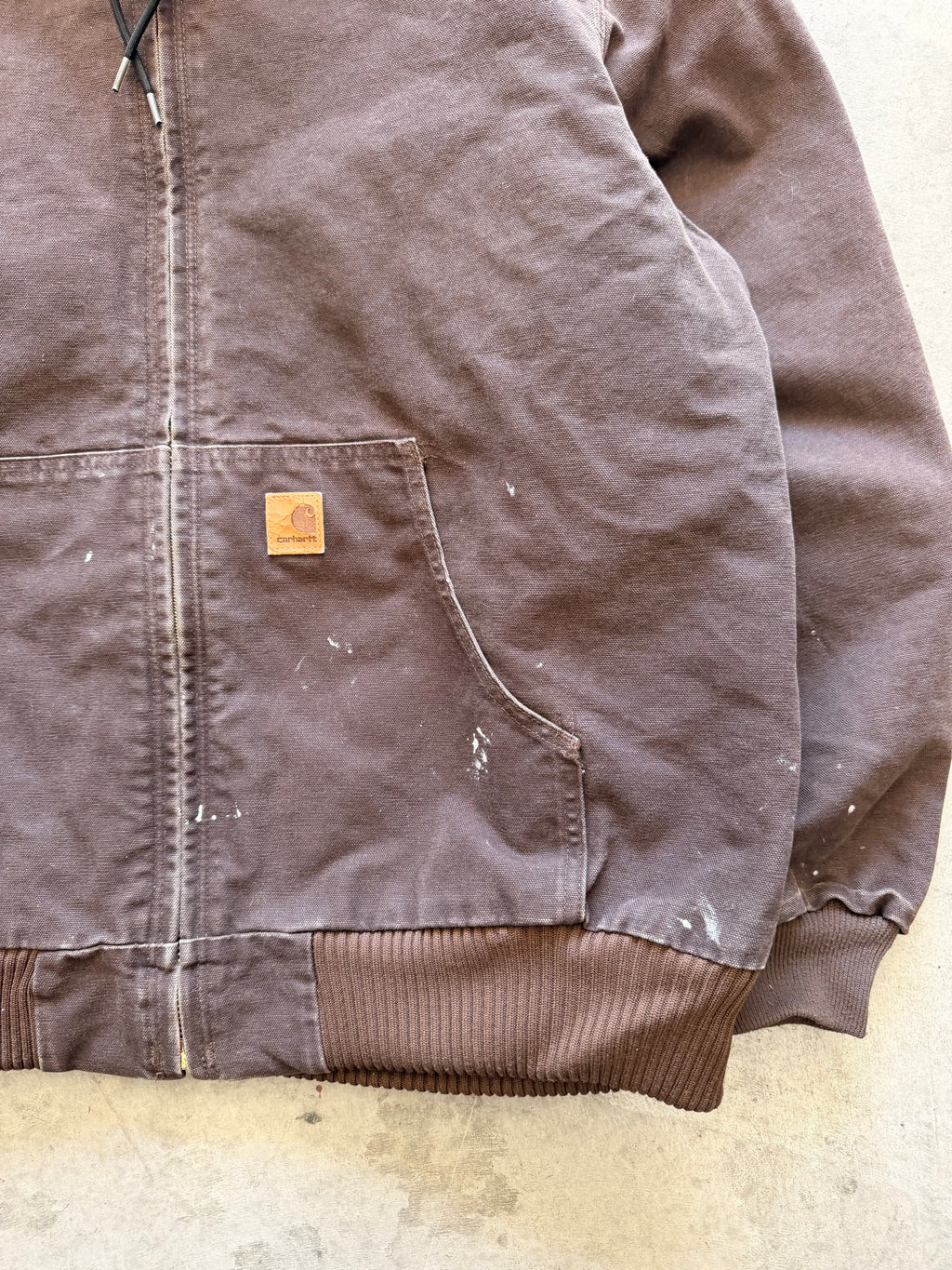 J130 dark brown Carhartt jacket - XL