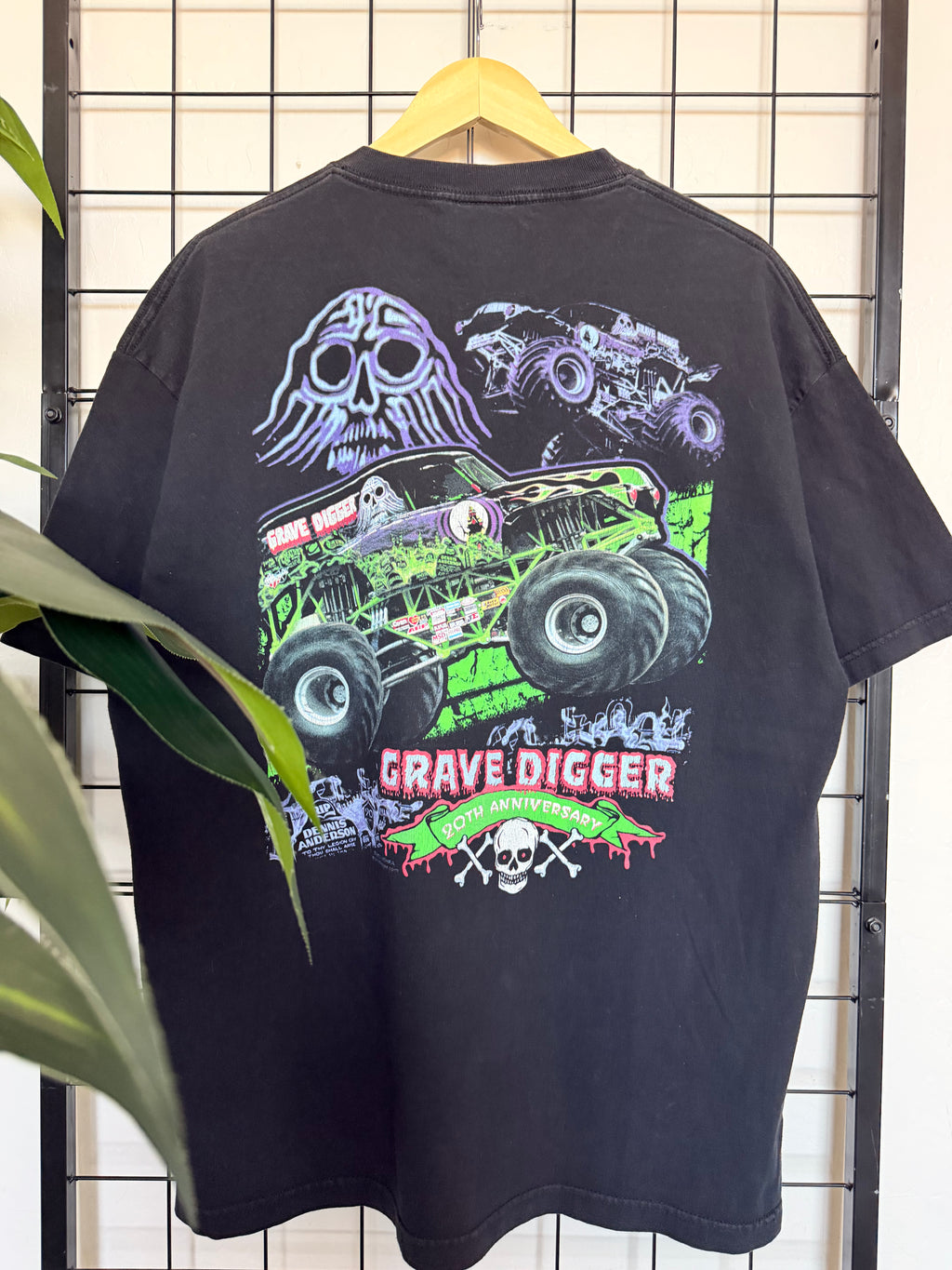 2002 Grave Digger 20th Anniversary tee - XL