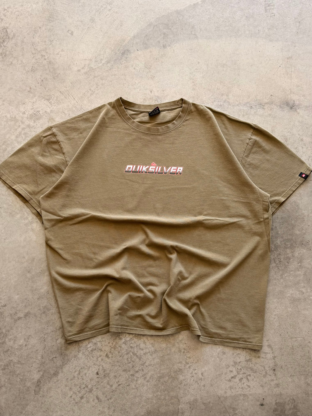 Quiksilver green tee - 2XL