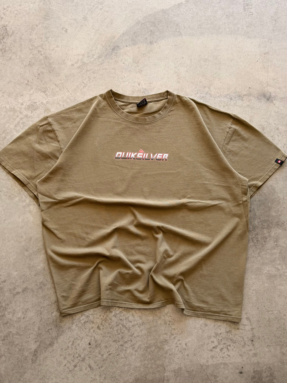 Quiksilver green tee - 2XL