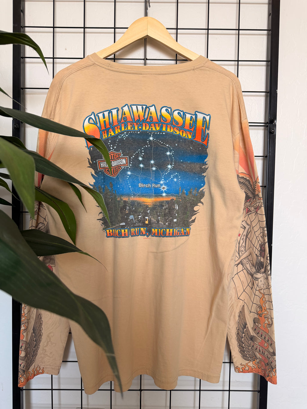 2007 Harley Davidson Shiawassee Michigan longsleeve tee - XL