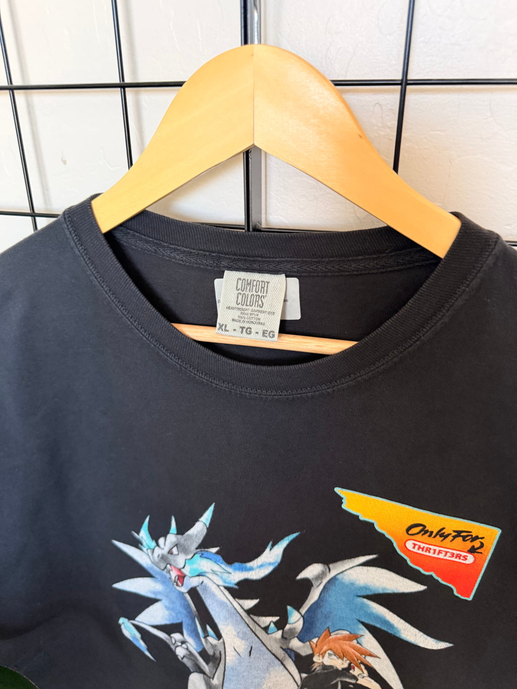 Pokemon by thr1ftlif3 black tee - XL