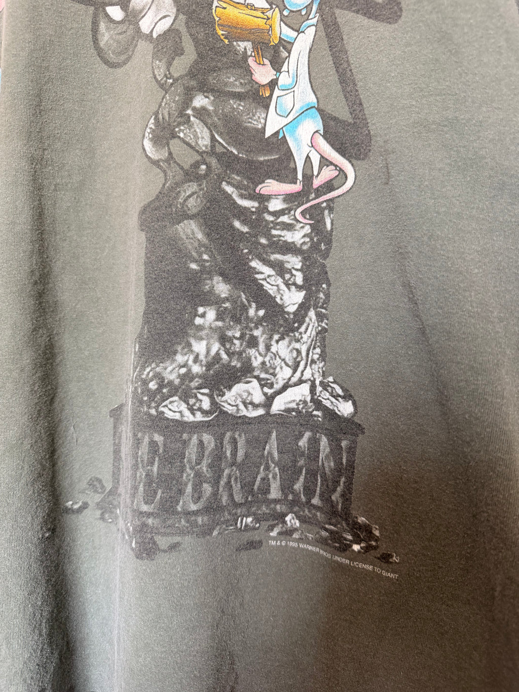 1995 Pinky and Brain sculpting tee - XL