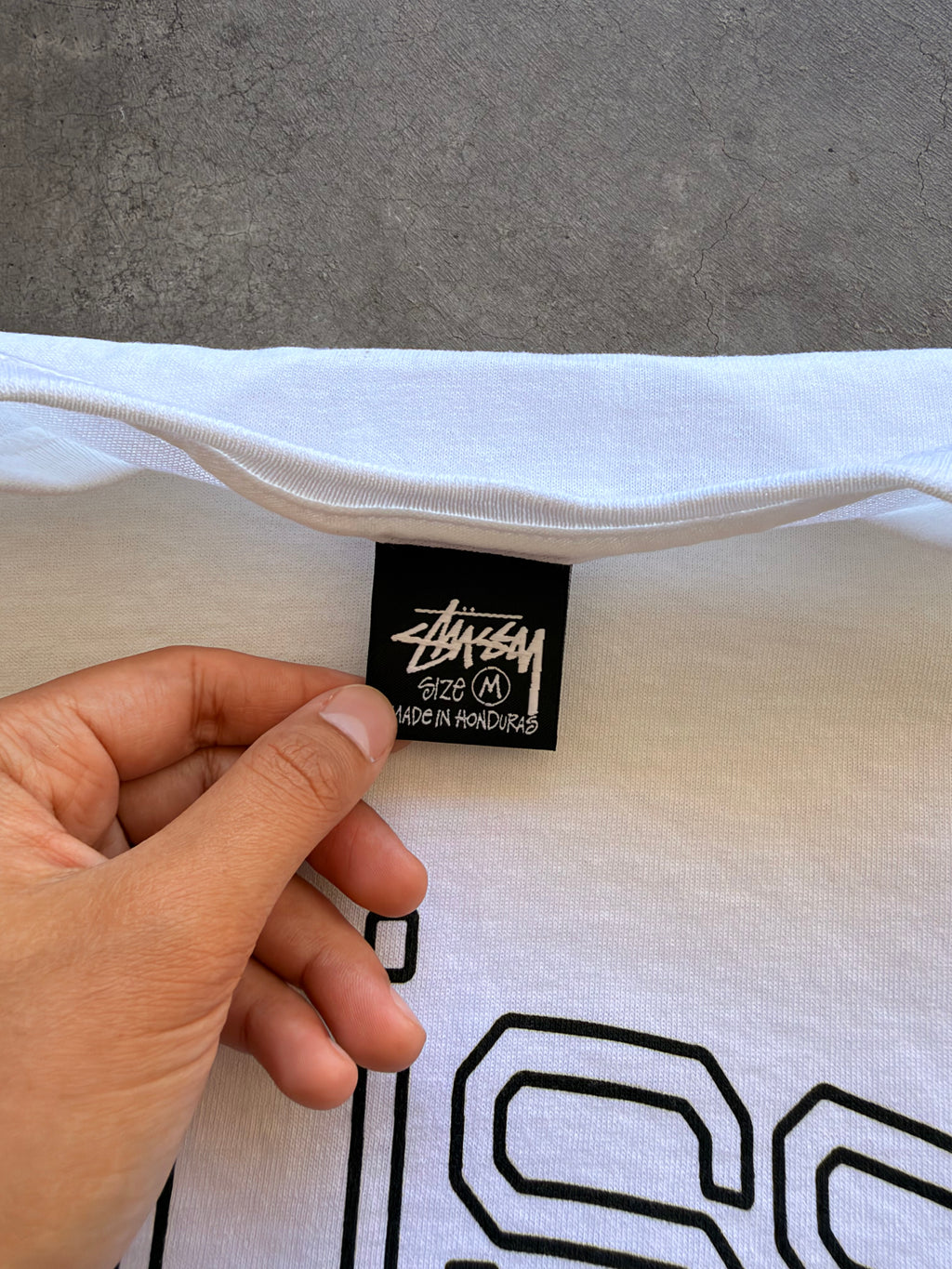 Stussy gear white tee - M