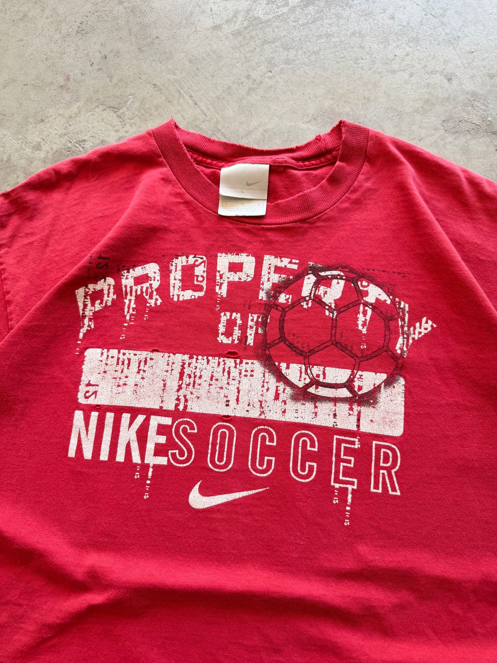 Vintage Nike soccer tee - L