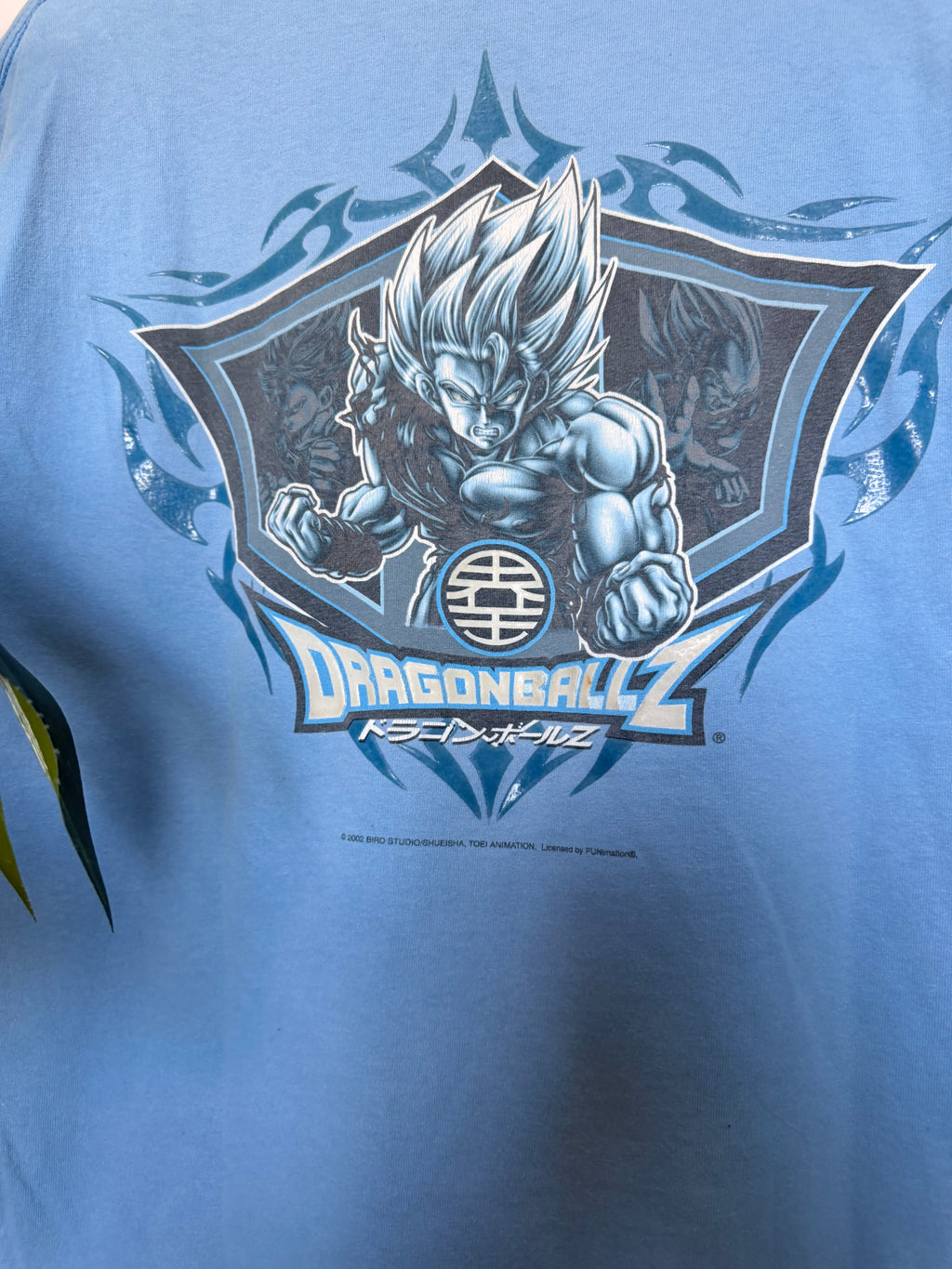 2002 Dragon Ball Z Goku blue tee - L
