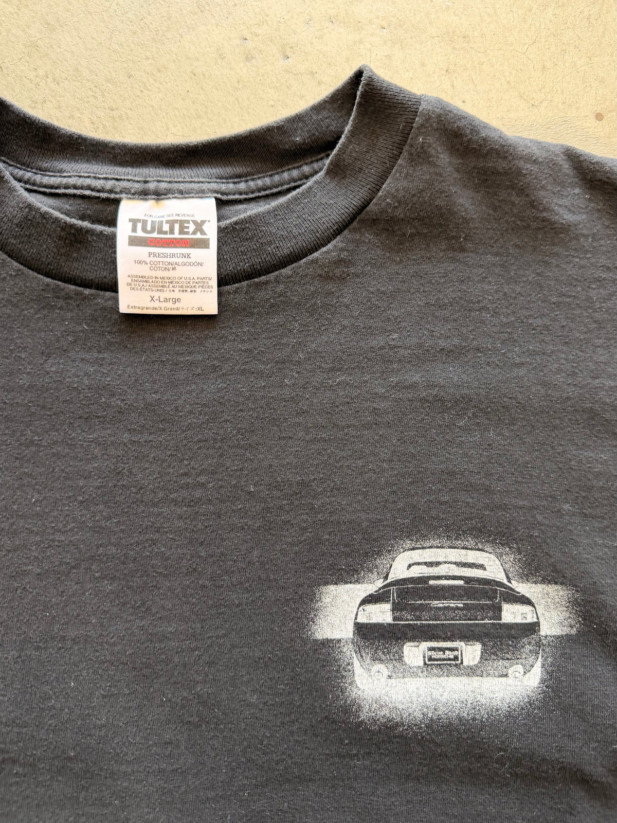Porsche black tee - XL