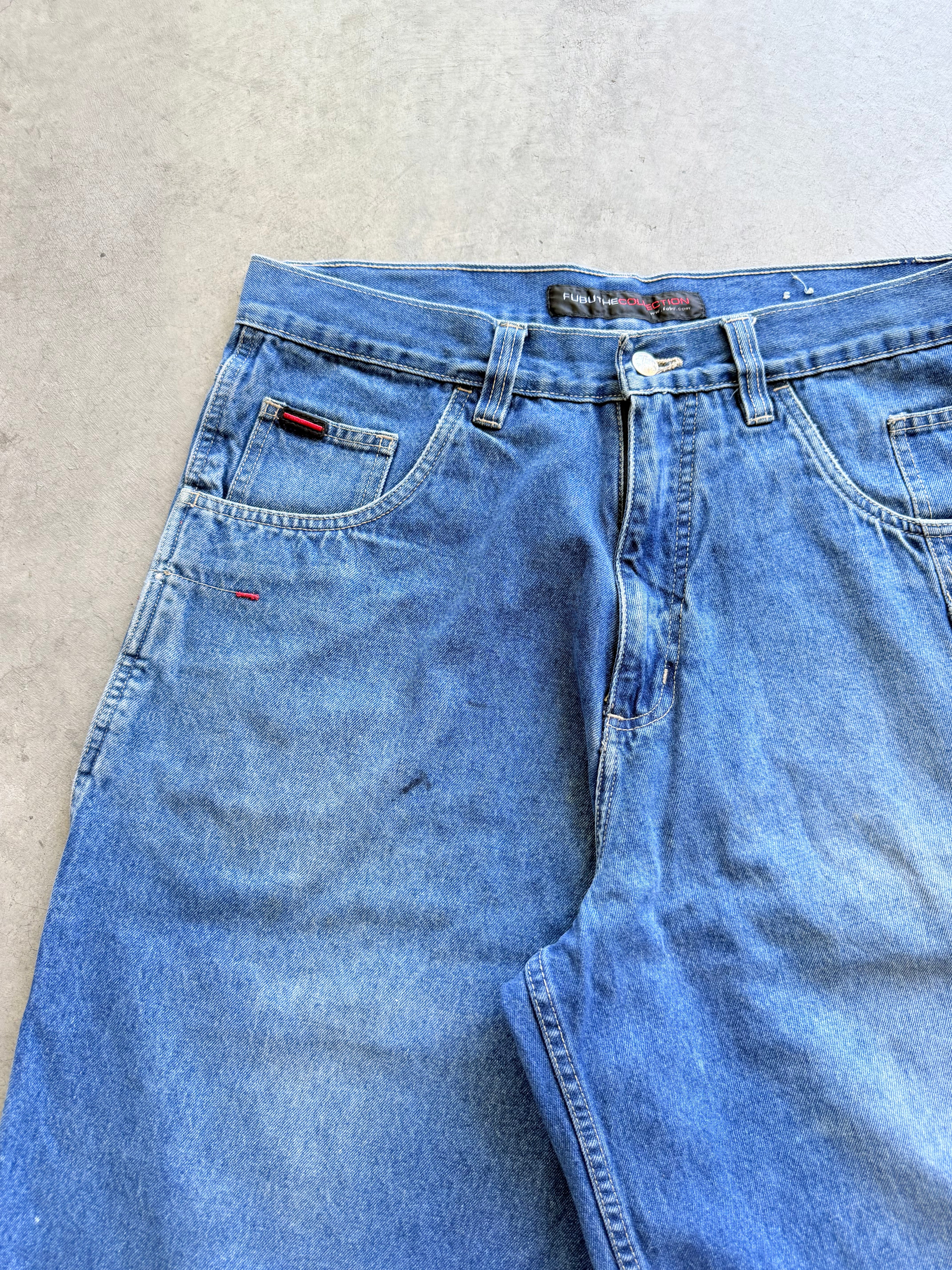 Y2K Fubu carpenter jorts Sz 36