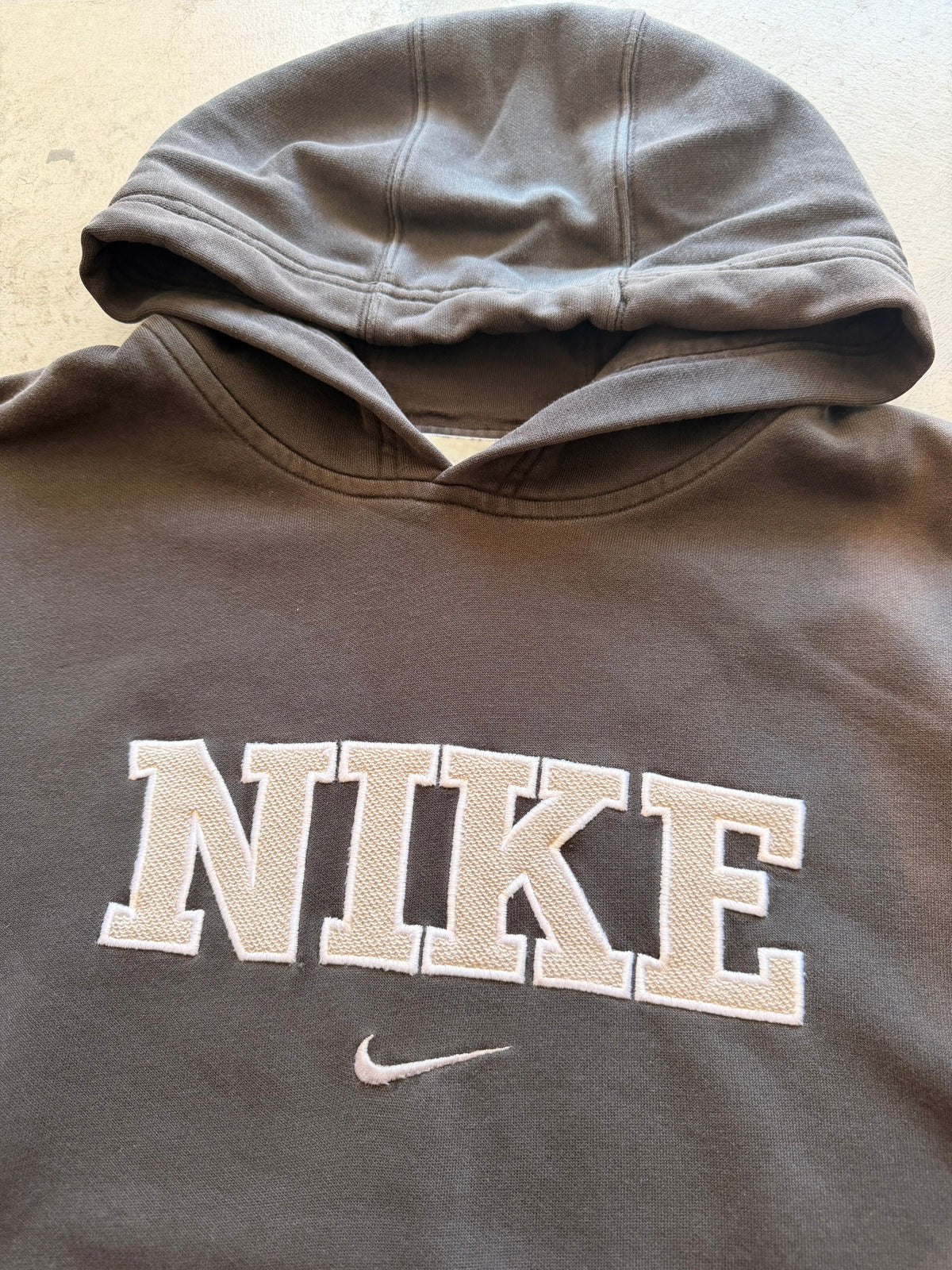 Vintage black Nike hoodie - XL