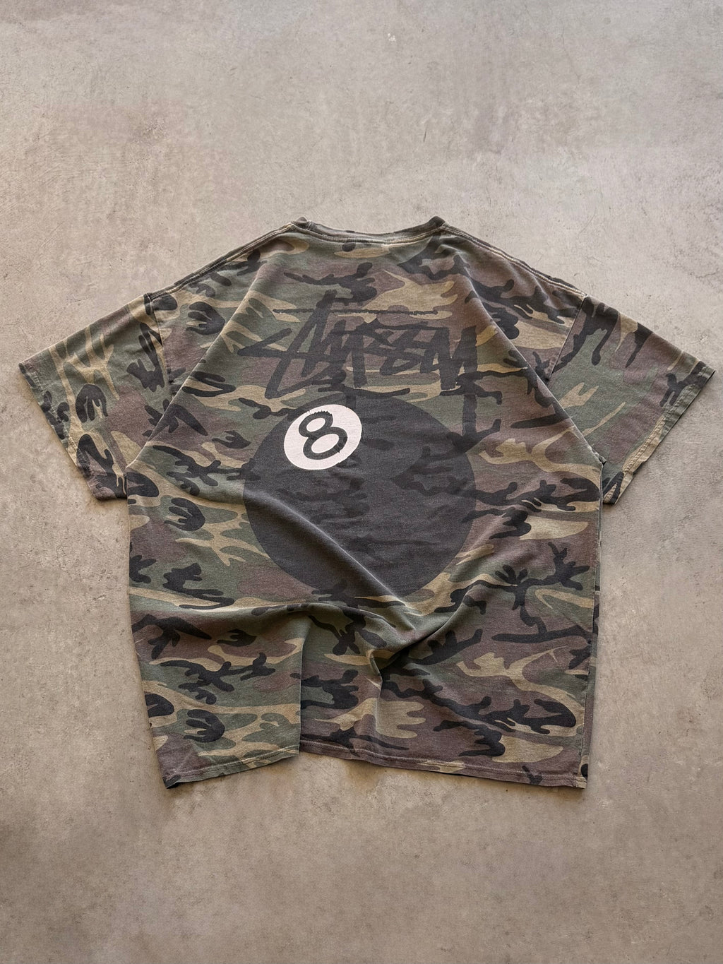 Stussy camo 8ball - XL
