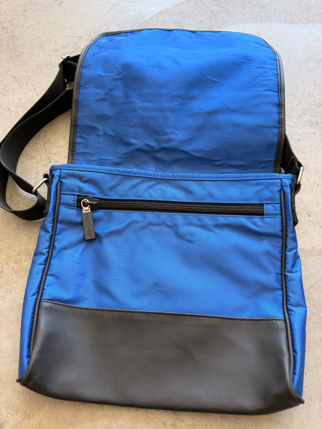 Polo Sport blue messenger bag